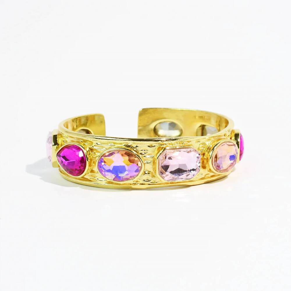 NEW TREASURE JEWELS women's barbie glow bangle in gold